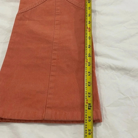 Esprit women’s orange ankle wide leg jeans vintage Y2K - Picture 6 of 8